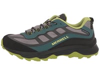 Merrell Moab Speed Low WTRPF Chaussure de randonnée, Deep Green/Black, 33 EU