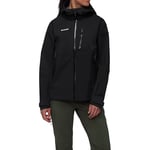 Mammut Veste hardshell pour femme, de la série Alto Guide, M, noire, veste à capuche, veste fonctionnelle, en technologie Dry 3L, Noir, M