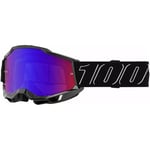 Goggles 100 - Accuri 2 spegelglas svart one size silikonfodrad rem