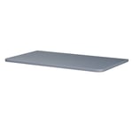 Nes Home 800mm Grey Round Corner MDF Bathroom Worktop For Vanity Cabinet