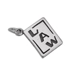 Sterling Silver Law Book Charm / Lawyers / Solicitors / Chambers / Statute