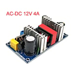 Convertisseur ca-cc 110v 220v à cc 12v 4A 50W Max 6A carte d'alimentation à découpage LED Module d'alimentation du conducteur