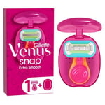 Gillette Venus Snap Extra Smooth Kompakt rakhyvel med fodral 1 st