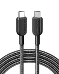 cable USB C vers USB C 2.0,310 câble de charge USB C (60 W/3 A) charge rapide pour iPhone 16/15,Samsung Galaxy S22,iPad Pro 2021,iPad Mini 6,iPad Air 4,MacBook Pro 2020,Switch (180 cm).[W673]