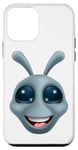 Coque pour iPhone 12 mini Alien Gris Gris Fun Personnage de dessin animé drôle