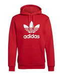 Adidas H06668 TREFOIL HOODY Sweatshirt Men's red/white XXL