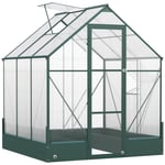 Walk-in Greenhouse Garden Polycarbonate Aluminium with Smart Window