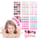 120-pack - Snap Nails för Barn - Akrylnaglar Multicolor multifärg