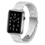 Kompatibel med Apple Watch-armband 38-40mm / 42-44mm Serie 5/4/3/2/1, Smalt hartsarmband ersättning klockarmband tillbehör