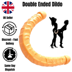 Double Ended Dildo Sex Toy 17 inch Penetration Double Dong Dildo Massager Couple