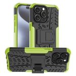 Apple iPhone 15 Pro Max Heavy Duty Case Green