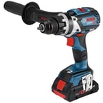 Perceuse-visseuse Bosch Professional GSR 18V-110 C - 2 batteries ProCore 4,0Ah - chargeur GAL 1840 - L-BOXX