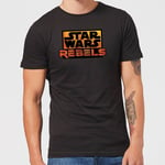 T-Shirt Homme Logo Star Wars Rebels - Noir - L