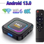 Boitier iptv intelligent HK1 RBOX-K8 Android 13.0 décodeur réseau TV BOX RK3528 WIFI6 8K Bluetooth 5.0 multimédia Netflix Youtube