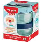 Maped PICNIK Pot à sauce ORIGINS famille, rond, 40 ml, 2