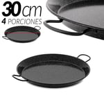 Paella Pan Valencian Paella Enamel 26 CM Easy Cleaning Long Lasting Spain