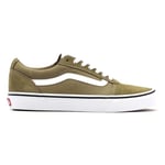 Vans Homme Ward Basket, Suede/Canvas Olive/White, 50 EU