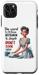 Coque pour iPhone 11 Pro Max Cooking Chef Kitchen Design Funny Don't Cook Ever Design