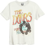 Amplified The Doors Light My Fire Natural T-Shirt Clothing Small