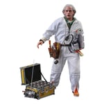 RITORNO AL FUTURO Back to the Future Doc Brown Deluxe 1/6 Action Figure Hot Toys