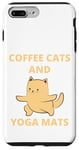 Coque pour iPhone 7 Plus/8 Plus Coffee Cats & Tapis de yoga Warrior Two pour yogis