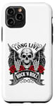 Coque pour iPhone 11 Pro Long Live Rock And Roll Rock&Roll Vintage Guitares électriques