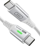 Câble de charge rapide USB-C, 2 m/BSWH, Type C, en nylon, USB-A vers USB-C, pour Samsung S22 S21 Note 10 Google Pixel 7 iPad Pro Huawei Xiaomi 11 PS5, etc