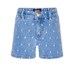 Molo Alvira Jeansshorts Rose Dot | Blå | 128 cm