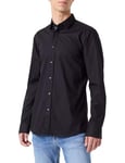 HUGO Elisha02, Chemise pour des Hommes, Black1,