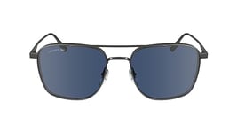 Lacoste Men's Sunglasses L261S - Matte Dark Gunmetal with Solid Blue Lens