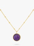 Auree Barcelona Birthstone Vermeil Necklace