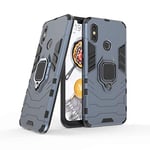 Compatible avec Xiaomi Mi 8 Coque, Anneau de Support Téléphone Voiture Magnétique Bague 360 Étui de Protection pour Xiaomi Mi8 (Bleu Marine)