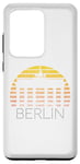 Coque pour Galaxy S20 Ultra Berlin Skyline Allemagne Retro Vintage Sunset I Love Berlin