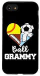 iPhone SE (2020) / 7 / 8 Ball Grammy Soccer Football Softball Volleyball Grammy Heart Case