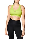 adidas BT Bra Sports Bra - Semi Solar Slime/Power Berry, Small