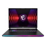 MSI Raider 17" 16:10 QHD+ 240Hz Gaming Laptop - (Intel Core i9-14900HX, NVIDIA GeForce RTX 4080, 32GB RAM, 4TB SSD, Windows 11 Pro) - Core Black