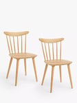 John Lewis Spindle Dining Chair, Set of 2, FSC-Certified (Beech Wood)