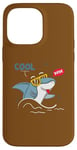 Coque pour iPhone 14 Pro Max Cool Dude – Soyez votre auto-rester au frais – Requin cool avec lunettes