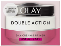 Olay Double Action Moisturiser Day Cream & Primer Normal Dry Skin Classic 50ml