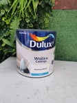 Dulux Matt Emulsion Paint For Walls And Ceilings -  Utmeg White 2.5 Litres