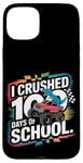 iPhone 15 Plus 100 Days Of School Monster Truck T Rex Dinosaur Boys Kids Case