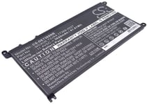 Kompatibelt med Dell Inspiron 14 5000 5482 2-in-1, 11.4V, 3650 mAh