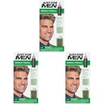 Just For Men Gel Colorant, Teinture Cheveux Châtain Clair, Coloration Cheveux Homme, Couvre Les Cheveux Blancs Et Restaure La Couleur D'Origine Pour Un Résultat Naturel, Rapide Et Facile, H25