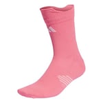 adidas Unisex Running x Supernova Crew Socks, Lucid Pink/White, 10.5-12.5
