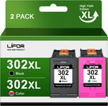 302Xl Lot De Cartouches D'Encre Reconditionnées Pour Hp 302 Xl Noir Et Couleur Pour Hp Envy 4520 4527 4524 4523 Officejet 3835 3830 3831 4650 5230 Deskjet 3630 1110 2130