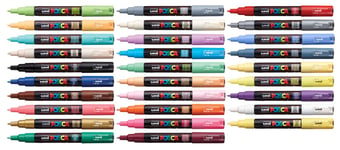 Uni Posca PC-1M Paint Marker Pen Extra-Fine Bullet Tip Nib 0.7mm (29 Pen Set)