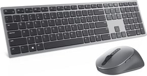 Km7321W Clavier Rf Sans Fil + Bluetooth Qwertz Allemand Gris, Titane[MOU142580]