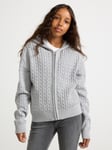 Lindex Stickad hoodie