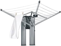 Brabantia - WallFix - 24 Metres of Clothes Line - UV-Resistant & Non-Slip Lining