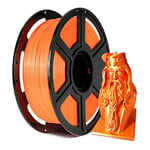 Flashforge PLA Silk 1.75mm Filaments pour imprimante 3D PLA Silk (Orange, 1kg)